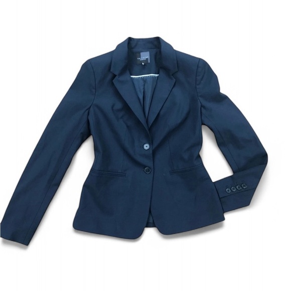 The Limited Navy 2 Button Lined Blazer Sz 4 - Picture 8 of 8